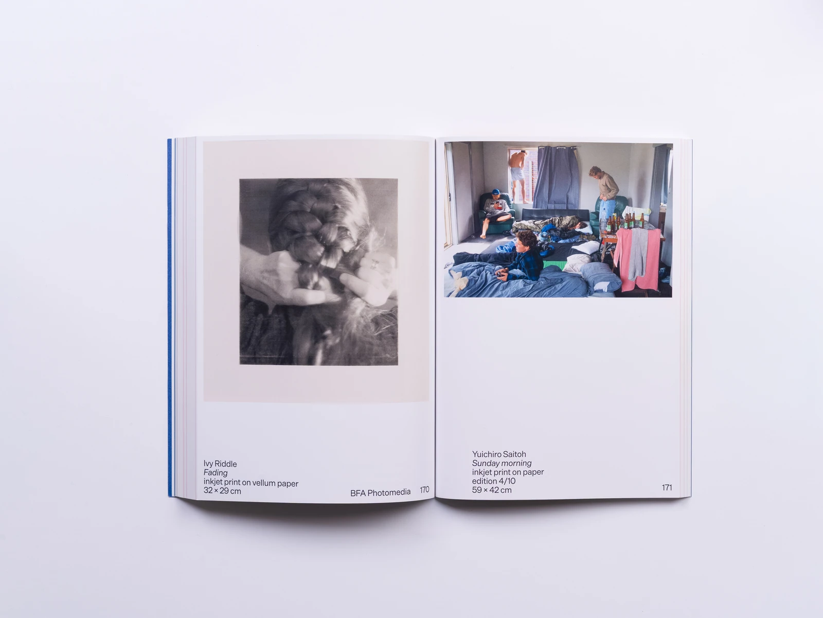 A spread from a National Art School publication