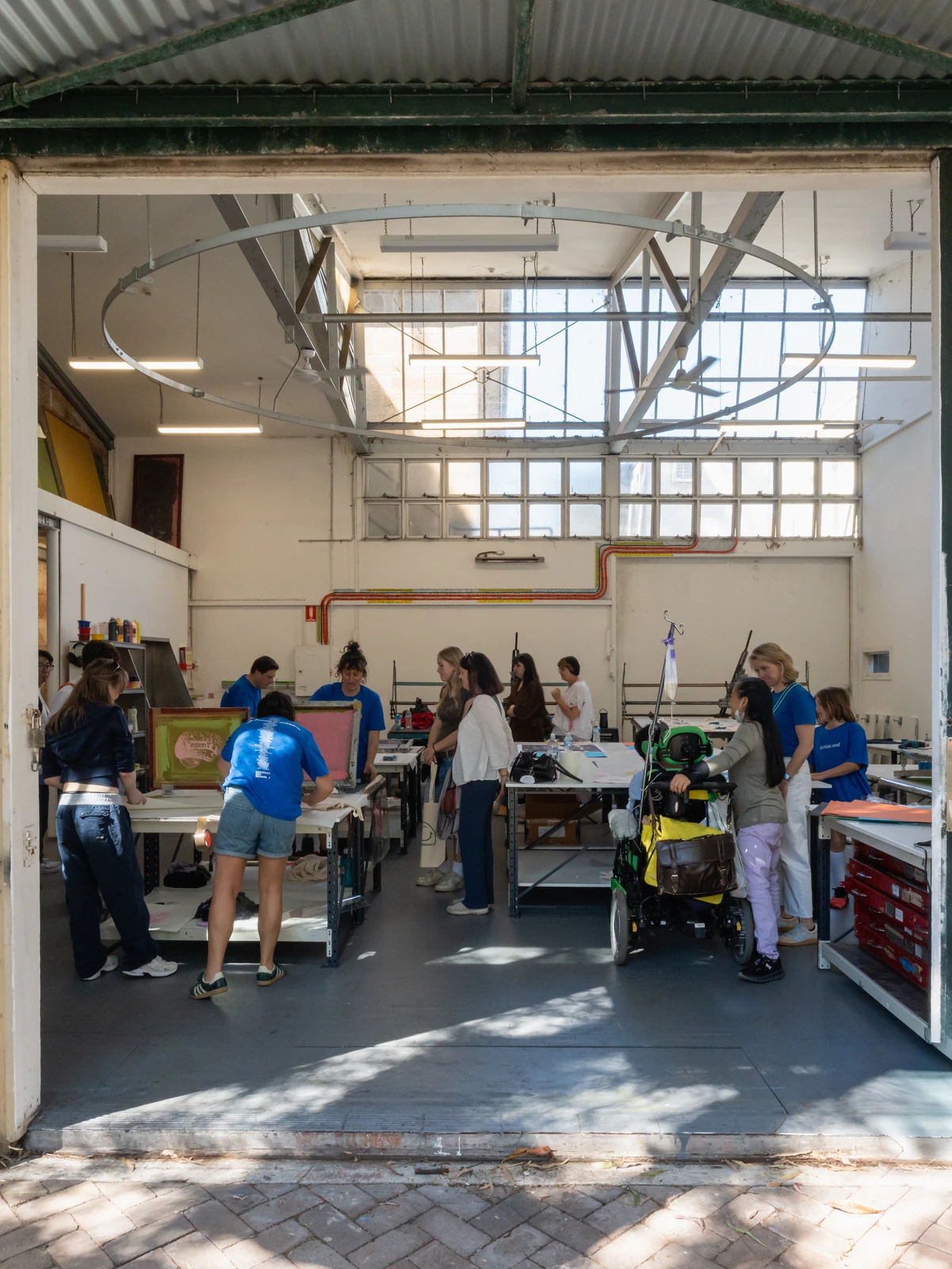 Daylight in a National Art School studio
